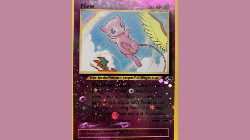 the-southern-islands-reverse-holo-mew-valueable-starter-pokemon-cards